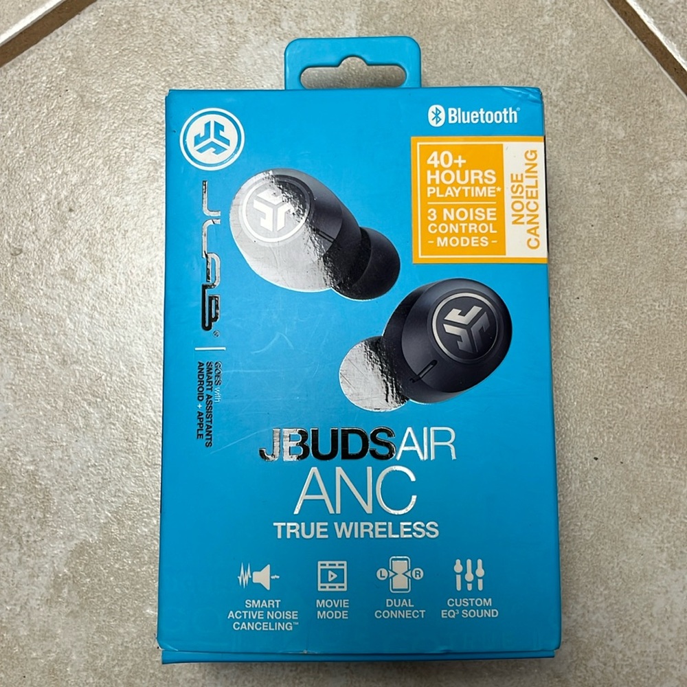 JBuds Air ANC True Wireless Headphones - Black